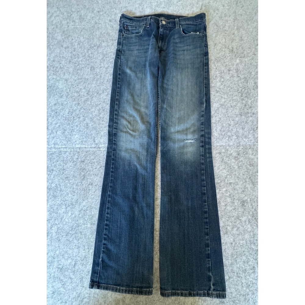 Levis 527 Jeans Mens 32x36 Blue Slim Bootcut Stretch Denim Medium Wash WaterLess
